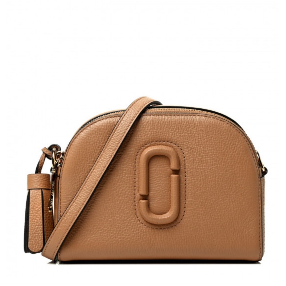 Marc Jacobs Shutter Leather Crossbody Bag Dirty Chai